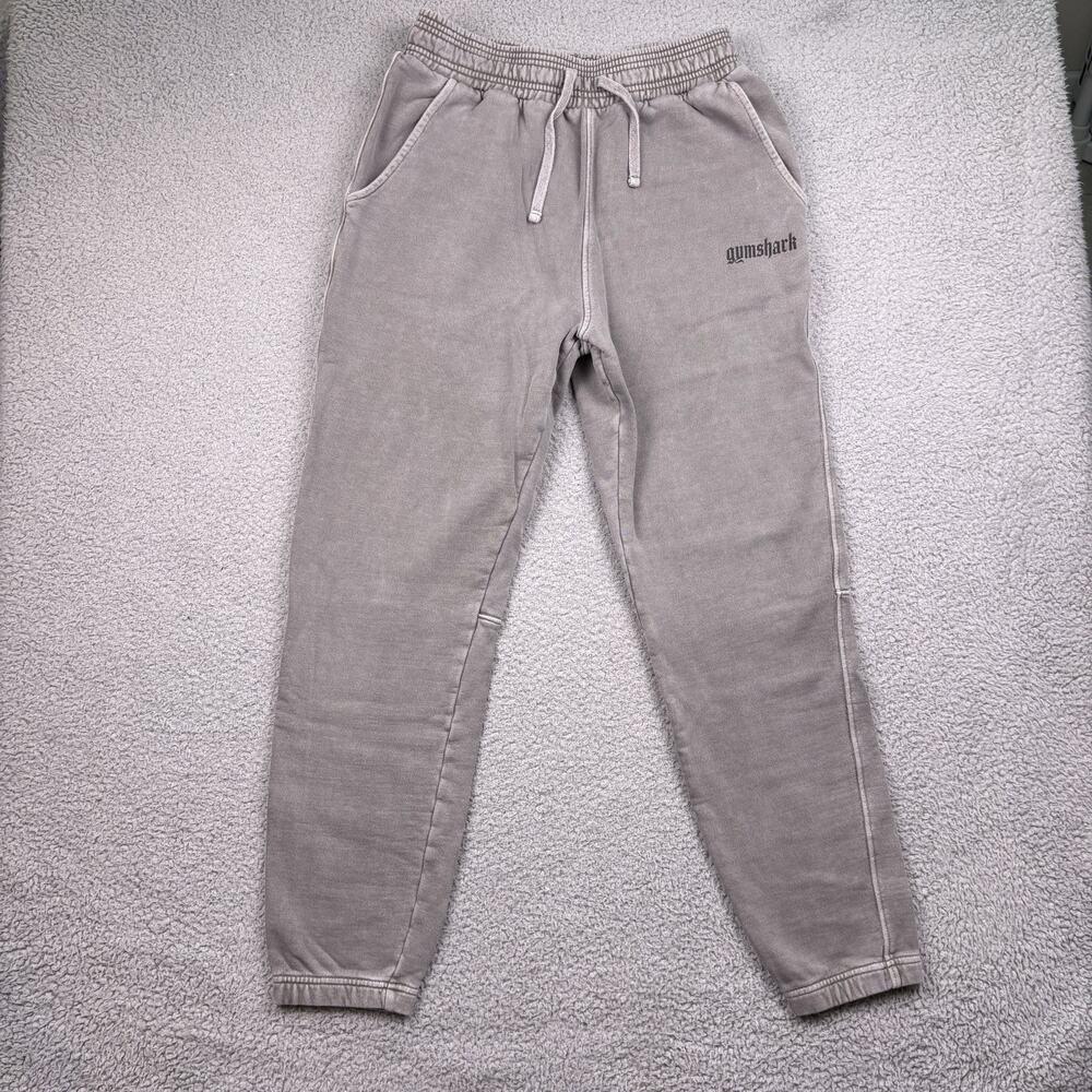 GymShark Sweatpants Womens XS Gray Heavyweight Hand Dyed Drawstring